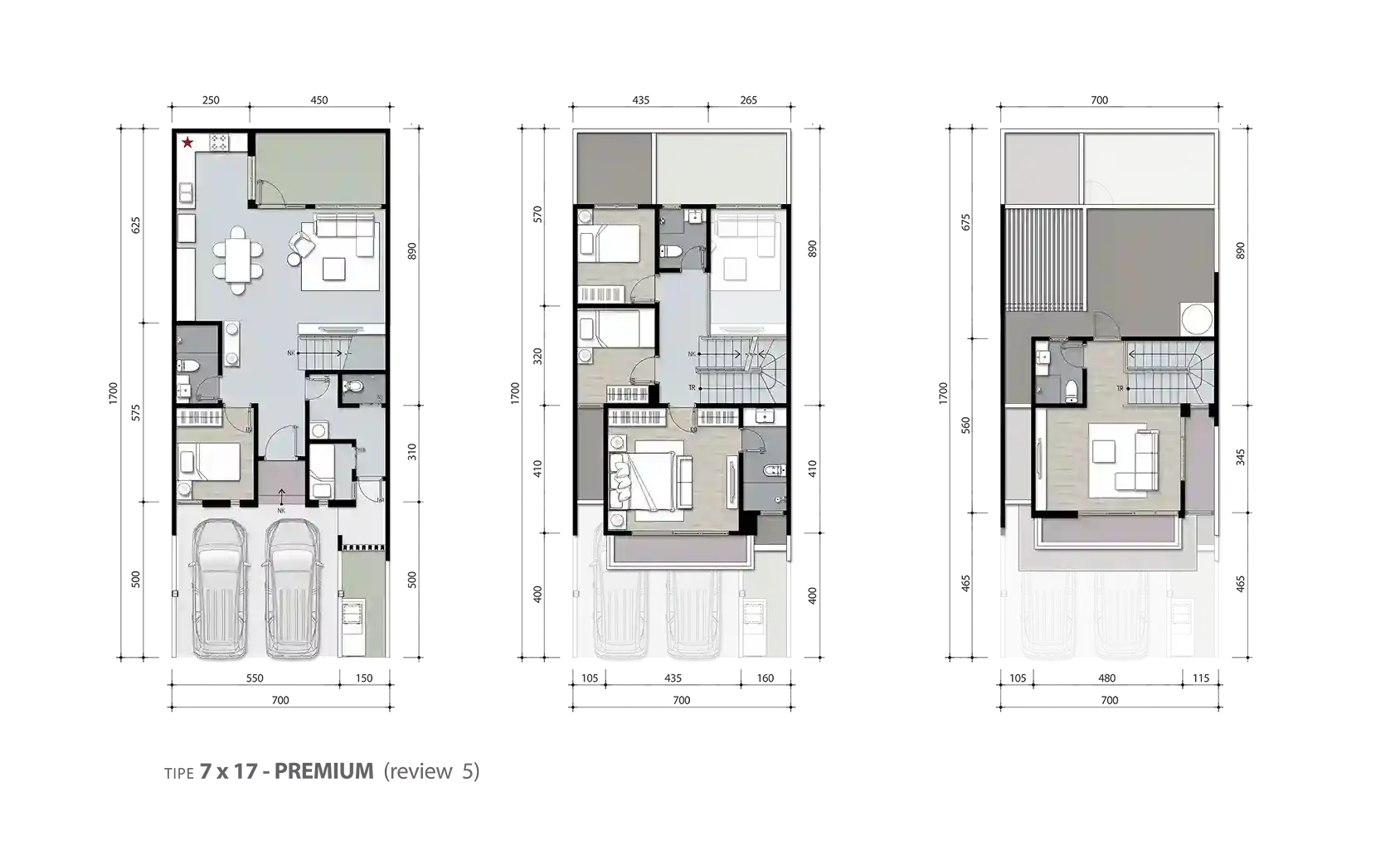 Floor plan for Aurora C Premium
